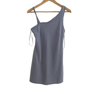 Abercrombie & Fitch One-Shoulder Traveler Mini Dress Lilac Size Med